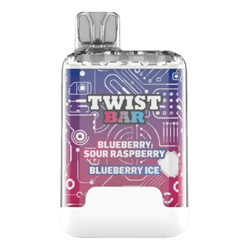 twist-bar-blueberry-sour-raspberry-blueberry-ice.png Twist Bar (Dual Pod) 10000 Puffs Disposable Vape – Blueberry Sour Raspberry blueberry ice