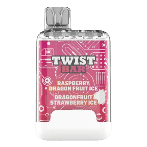 twist-bar-raspberry-dragonfruit-ice-dragonfruit-strawberry-ice.png Twist Bar (Dual Pod) 10000 Puffs Disposable Vape – Raspberry dragonfruit ice dragonfruit strawberry ice.