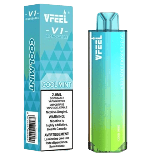 vfeel-5000-cool-mint.png Vfeel V1 6000 Puffs Disposable Vape – Cool mint