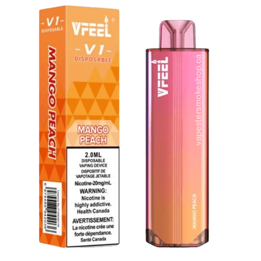 vfeel-5000-mango-peach.png Vfeel V1 6000 Puffs - Mango peach