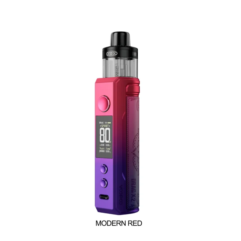 voopoo drag x2 modern-red