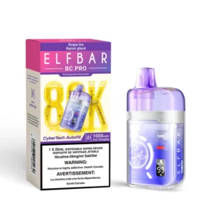 Elf Bar BC Pro 80K Disposable Vape - Grape Ice