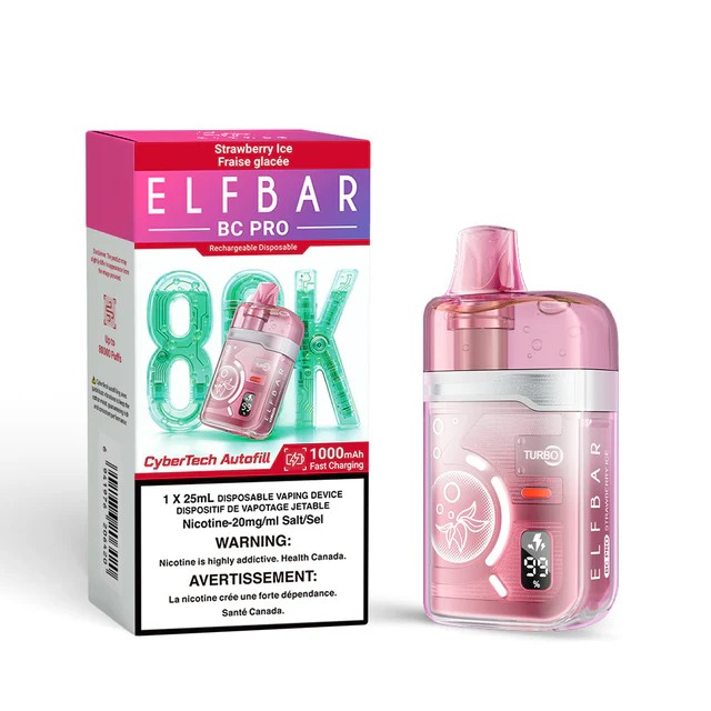 Elf Bar BC Pro 80K Disposable Vape – Strawberry Ice