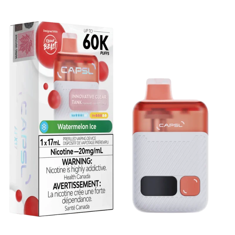 Flavour Beast CAPSL 60K Disposable Vape- Watermelon Ice