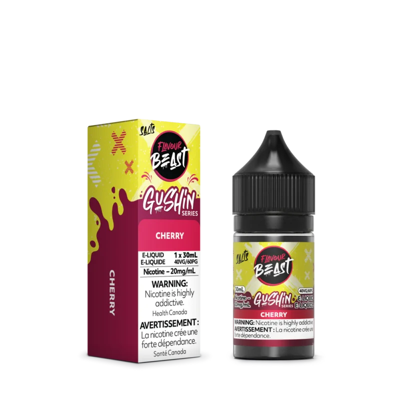 Flavour Beast Gushin Series Juice Nic Salt -Cherry