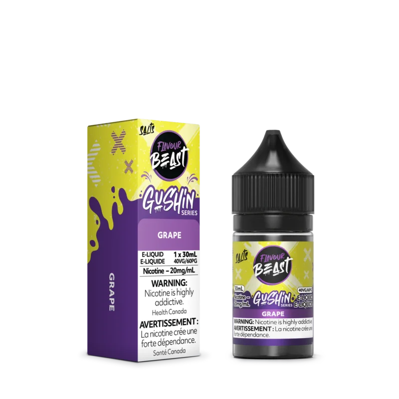 Flavour Beast Gushin Series Juice Nic Salt - Grape