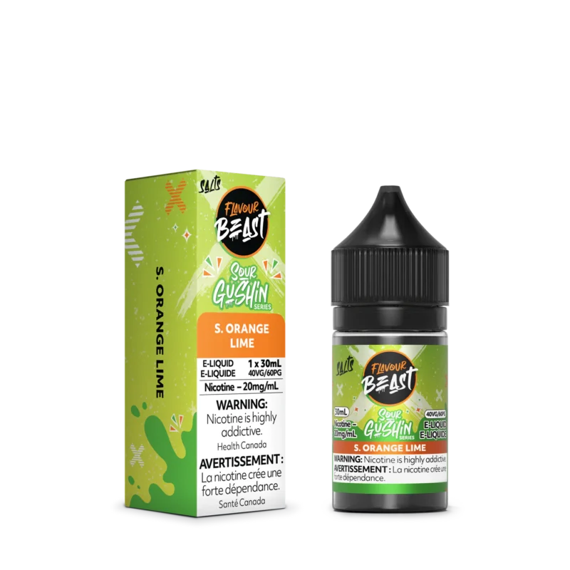 Flavour Beast Gushin Series Juice Nic Salt - Sour Orange Lime