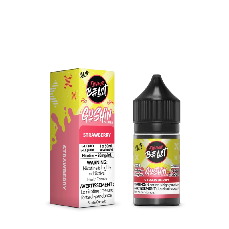 Flavour Beast Gushin Series Juice Nic Salt - Strawberry