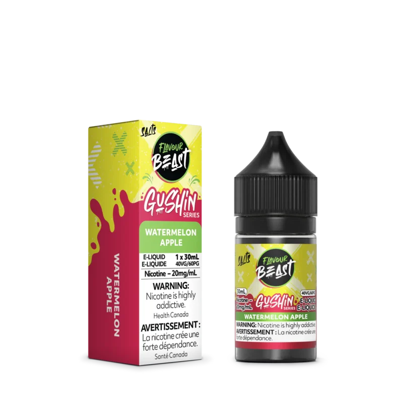 Flavour Beast Gushin Series Juice Nic Salt - Watermelon Apple