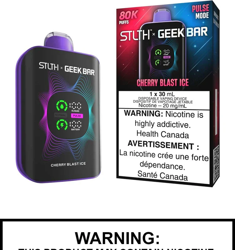 Cherry-Blast-Ice-STLTH-x-Geek-Bar-Disposable-Vape STLTH x Geek Bar 80K Disposable Vape - Cherry Blast Ice
