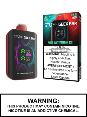STLTH x Geek Bar 80K Disposable Vape - Wild Watermelon Ice