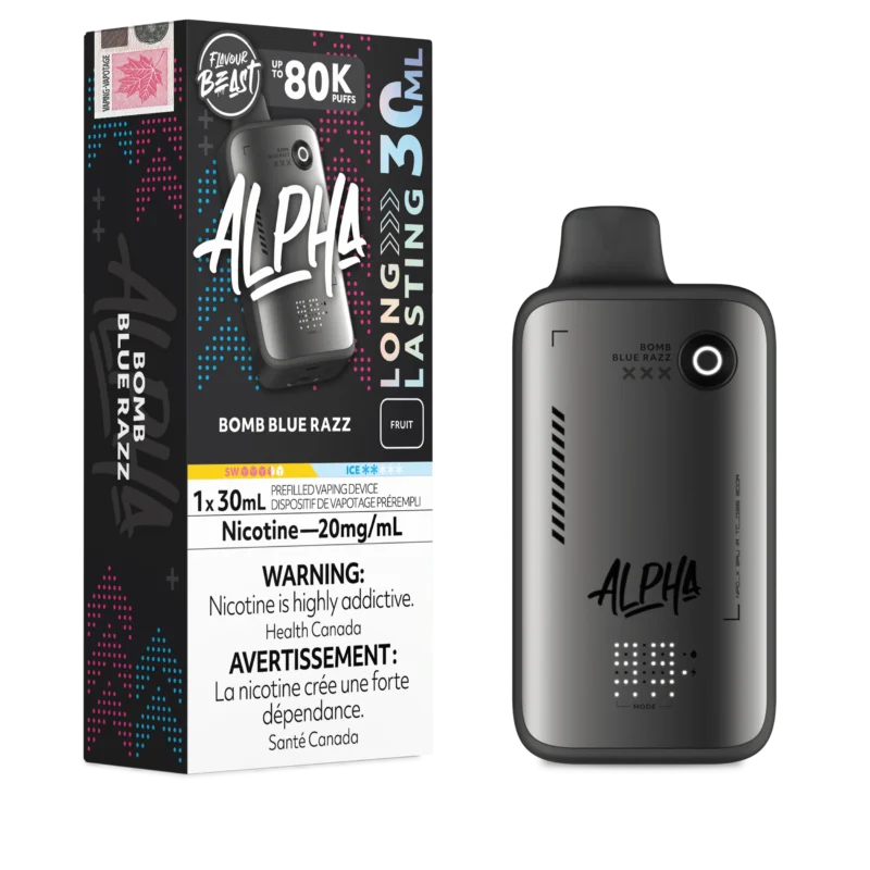 Flavour Beast Alpha 80K - Bomb Blue Razz Flavour Beast Alpha 80K - Bomb Blue Razz