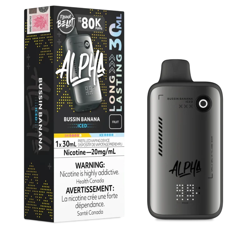 Flavour Beast Alpha 80K - Bussin Banana Iced Flavour Beast Alpha 80K - Bussin Banana Iced