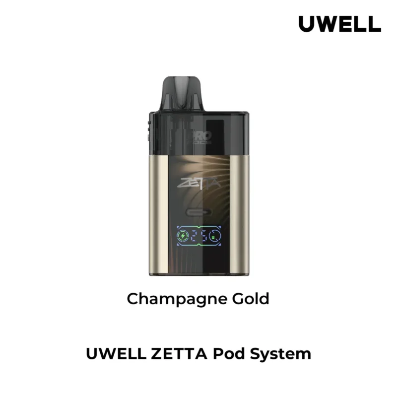Uwell Zetta Pod Kit - Champagne Gold Robson Smoke Shop