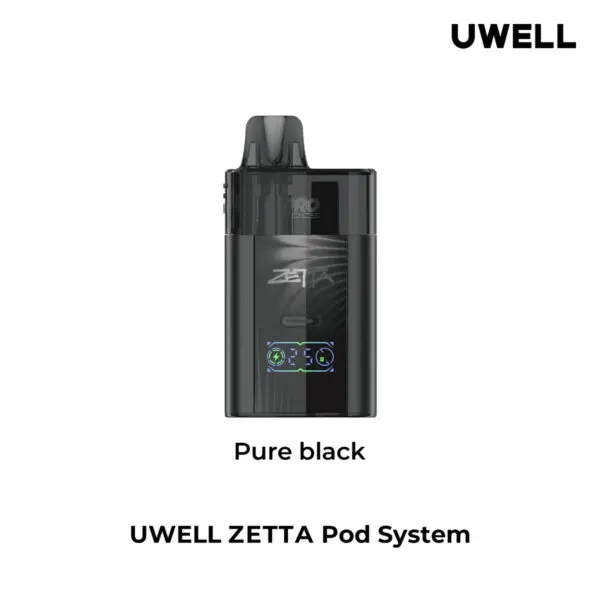 Uwell Zetta Pod Kit - Pure Black Robson Smoke Shop
