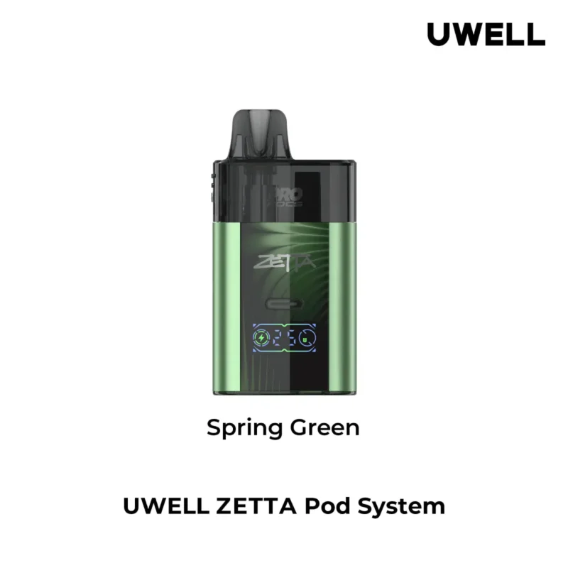 Uwell Zetta Pod Kit - Spring Green Robson Smoke Shop