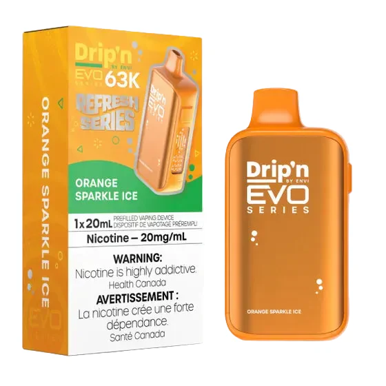 Drip'n Evo 63K Disposable Vape - Orange Sparkle Ice